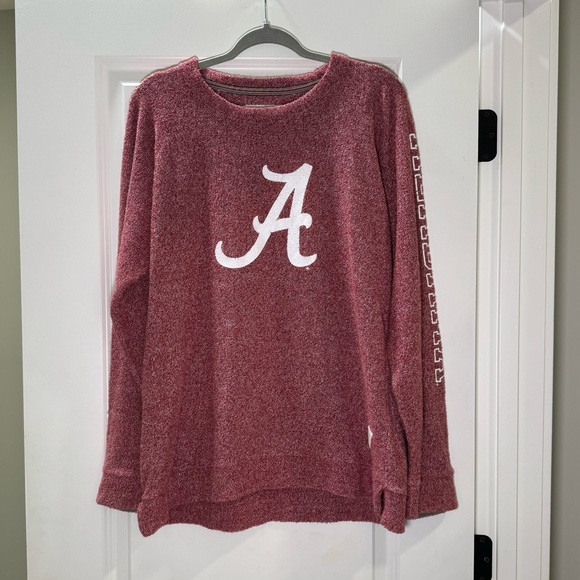 Pressbox Royce Apparel Alabama Sweatshirt Women Size XL Red Casual Comfy Terry - Picture 3 of 13